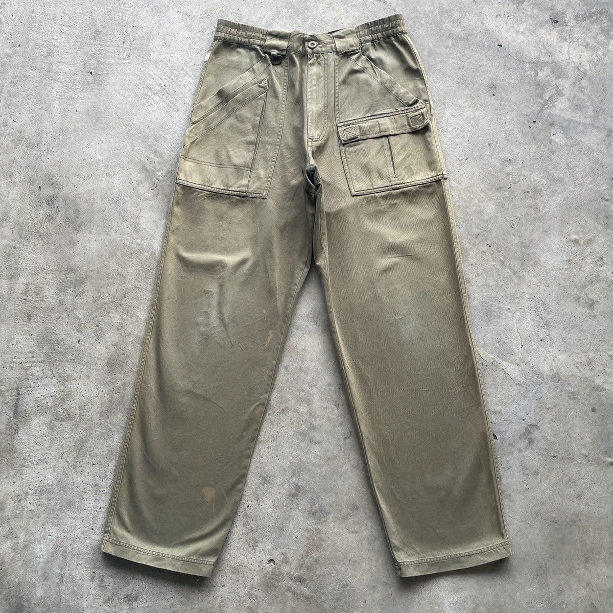 Vintage THRASHED🔥 Vintage Military Style FADED/STAIN Trousers Pants Size US 32 / EU 48 - 1 Thumbnail