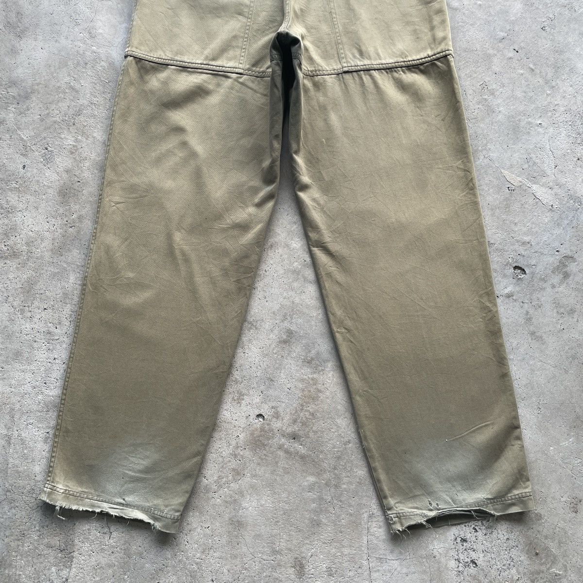 Vintage THRASHED🔥 Vintage Military Style FADED/STAIN Trousers Pants Size US 32 / EU 48 - 13 Thumbnail