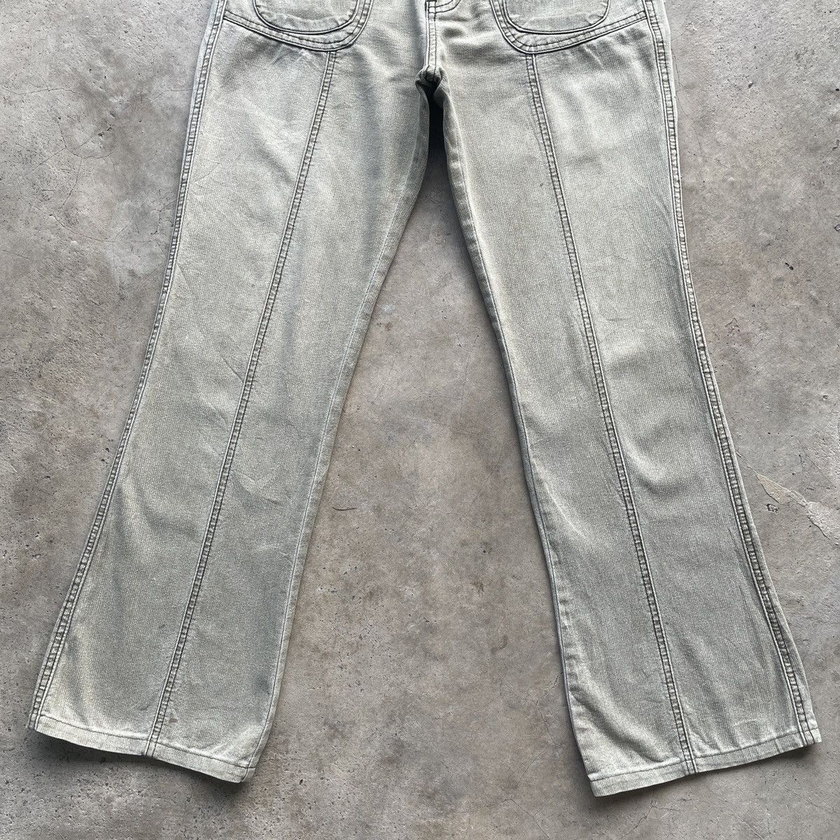 Japanese Brand RARE🔥 Vintage HapHazard Faded FLARE Bush Trousers Pants W26 Size US 26 / EU 42 - 4 Thumbnail