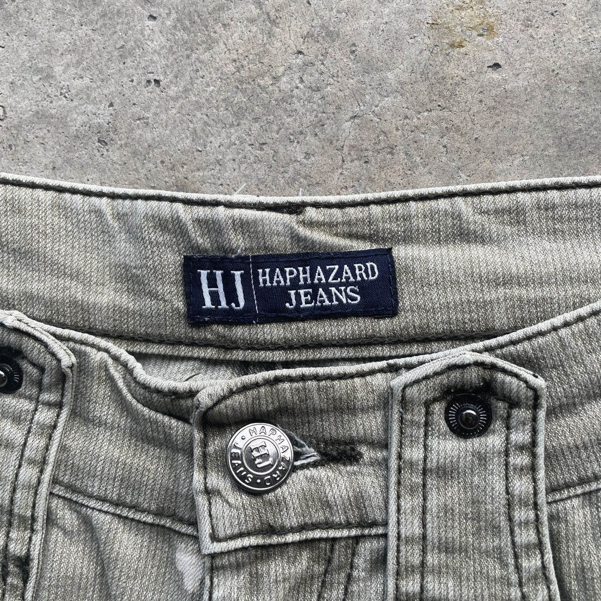 Japanese Brand RARE🔥 Vintage HapHazard Faded FLARE Bush Trousers Pants W26 Size US 26 / EU 42 - 7 Thumbnail