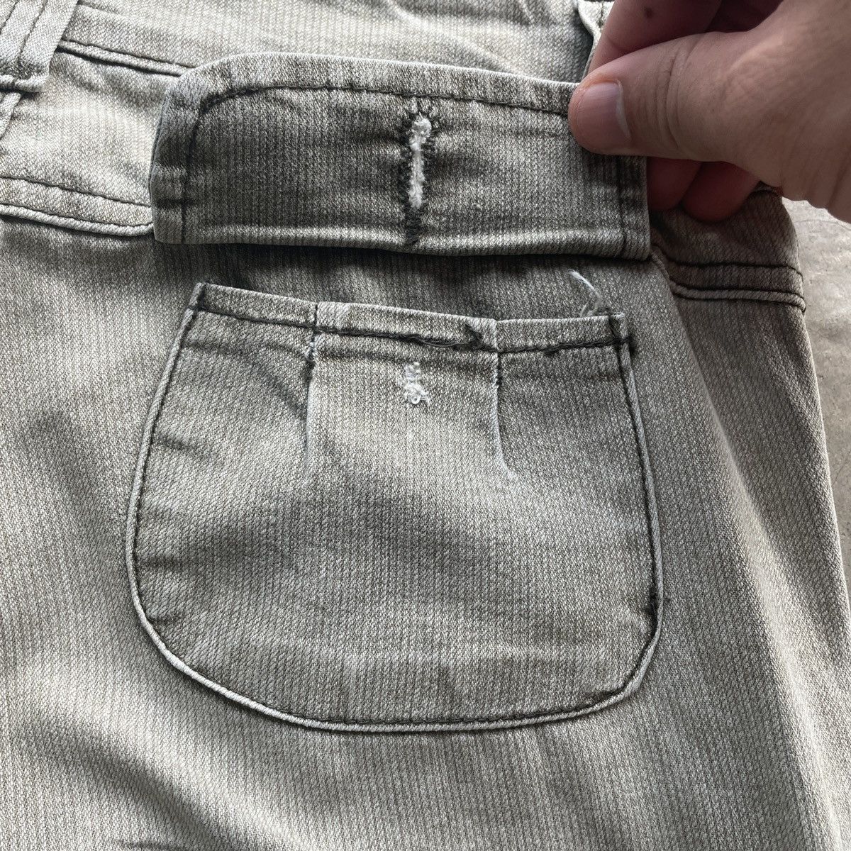 Japanese Brand RARE🔥 Vintage HapHazard Faded FLARE Bush Trousers Pants W26 Size US 26 / EU 42 - 9 Thumbnail