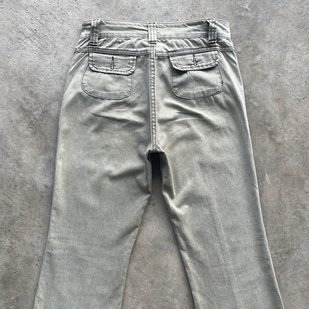 Japanese Brand RARE🔥 Vintage HapHazard Faded FLARE Bush Trousers Pants W26 Size US 26 / EU 42 - 11 Thumbnail