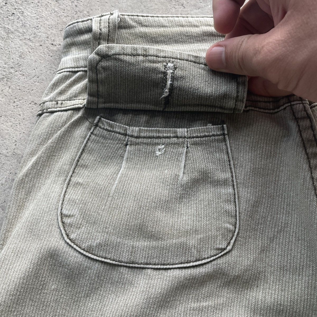 Japanese Brand RARE🔥 Vintage HapHazard Faded FLARE Bush Trousers Pants W26 Size US 26 / EU 42 - 10 Thumbnail