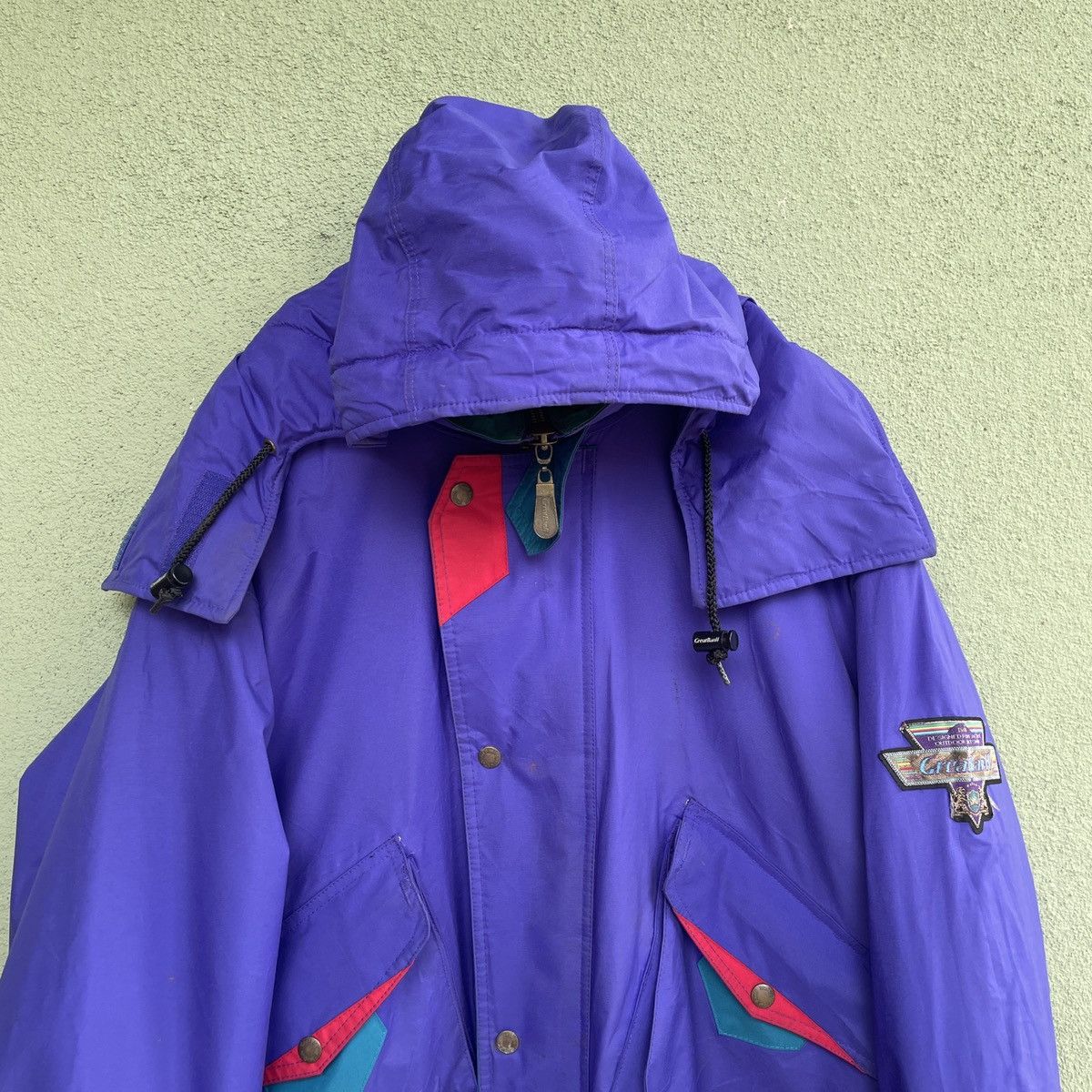 Japanese Brand Vintage GreatBanff Zipper & Button Hooded Jacket Size US XXL / EU 58 / 5 - 3 Thumbnail