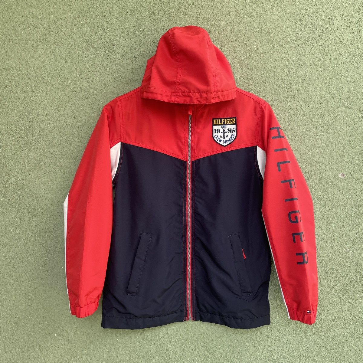 Tommy Hilfiger Vintage Tommy Hilfiger Zipper Ups Hooded Jacket Size US S / EU 44-46 / 1 - 1 Thumbnail