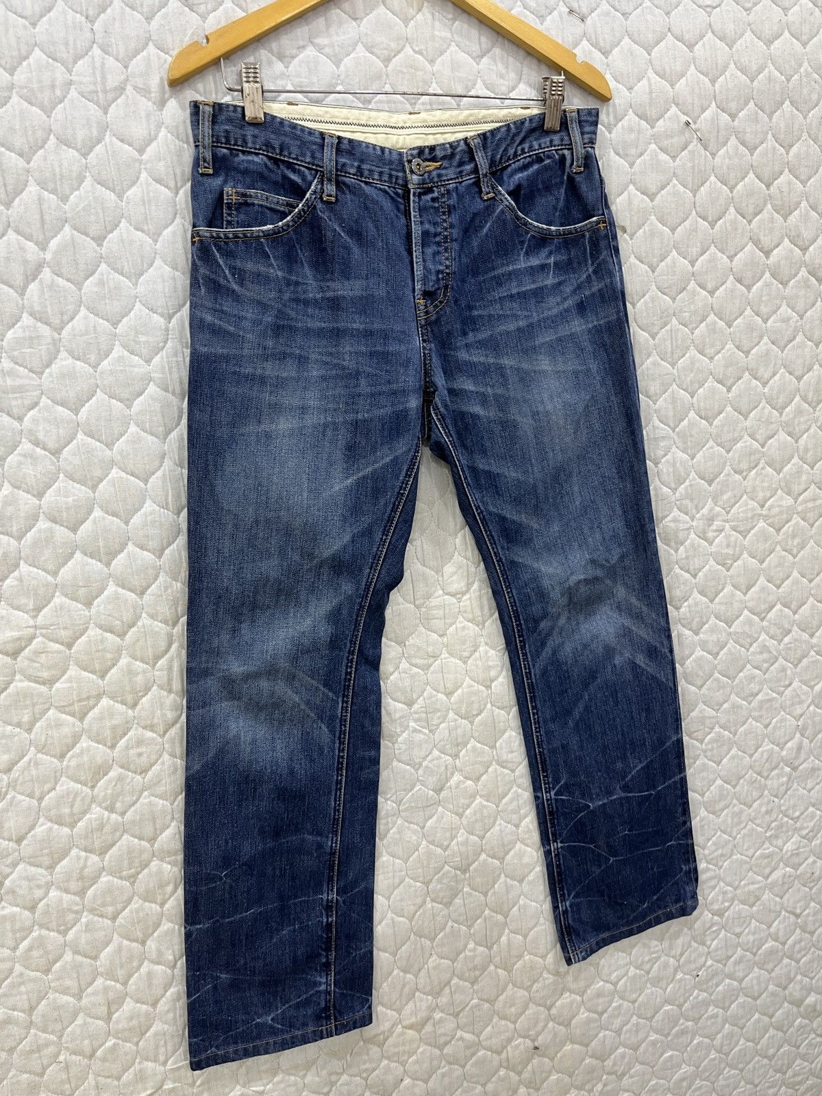 Yohji Yamamoto (Fff). ARCHIVE AAR YOHJI YAMAMOTO JAPANESE DENIM Size US 32 / EU 48 - 3 Thumbnail