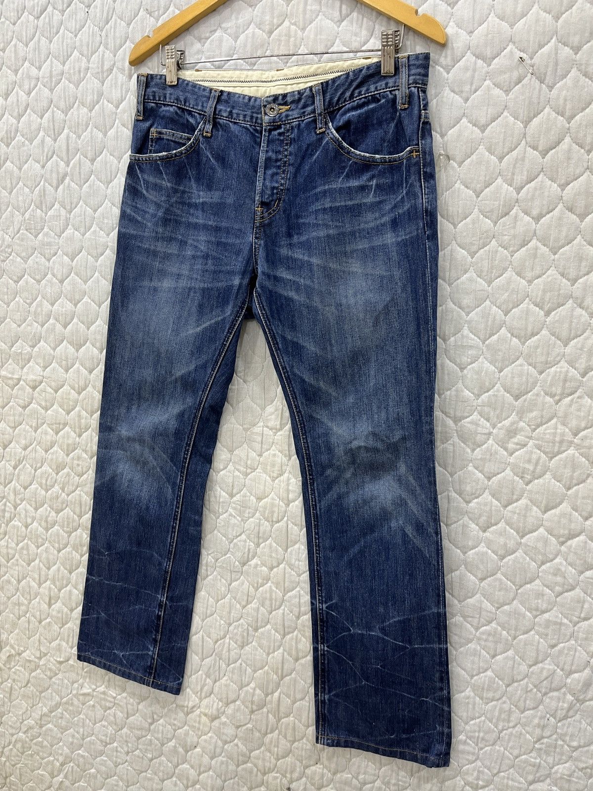 Yohji Yamamoto (Fff). ARCHIVE AAR YOHJI YAMAMOTO JAPANESE DENIM Size US 32 / EU 48 - 2 Thumbnail