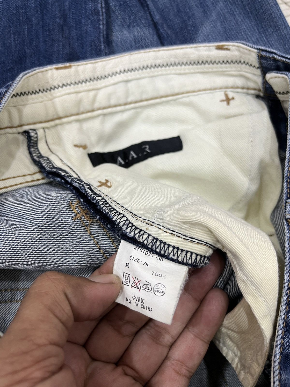 Yohji Yamamoto (Fff). ARCHIVE AAR YOHJI YAMAMOTO JAPANESE DENIM Size US 32 / EU 48 - 8 Thumbnail