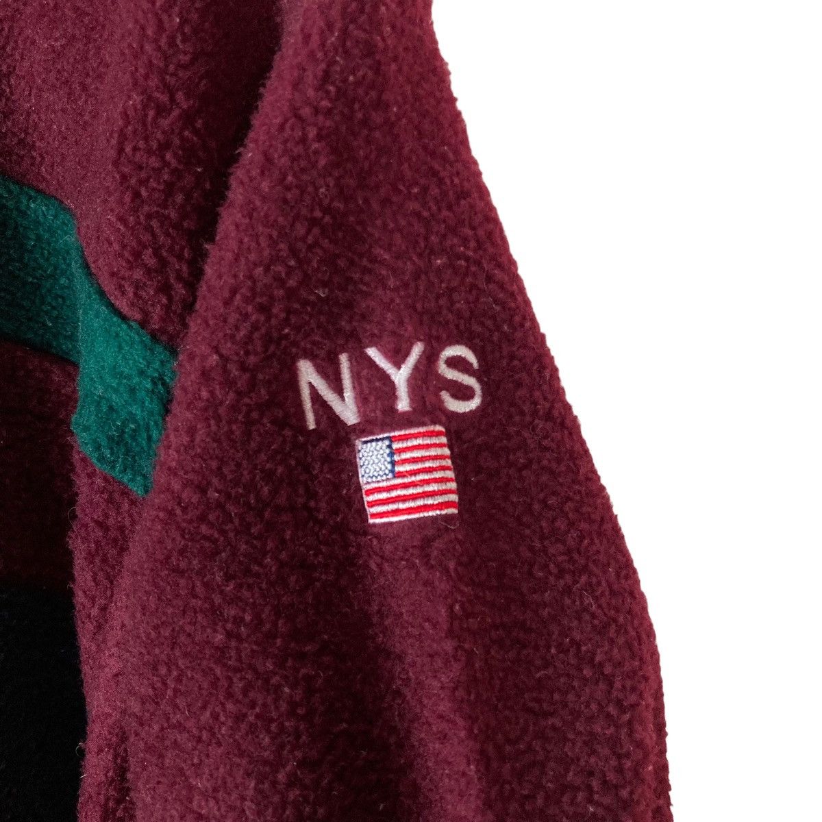 Vintage Vintage New Yorker Quarter Zip Stripes Pullover Jumper Sherp Size US M / EU 48-50 / 2 - 5 Thumbnail