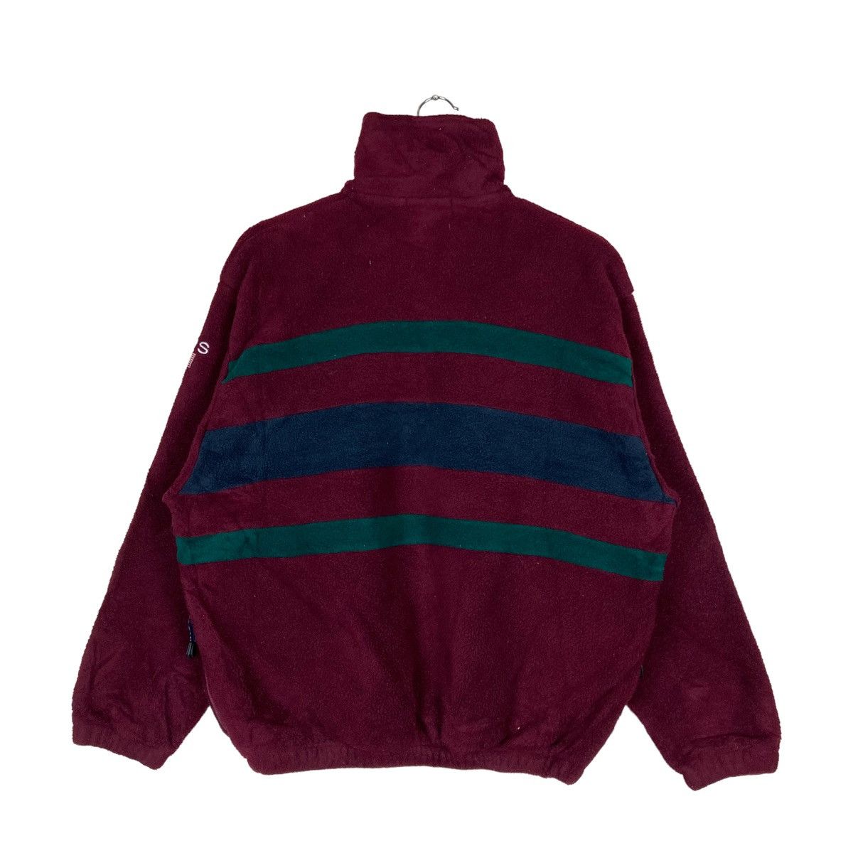 Vintage Vintage New Yorker Quarter Zip Stripes Pullover Jumper Sherp Size US M / EU 48-50 / 2 - 6 Thumbnail