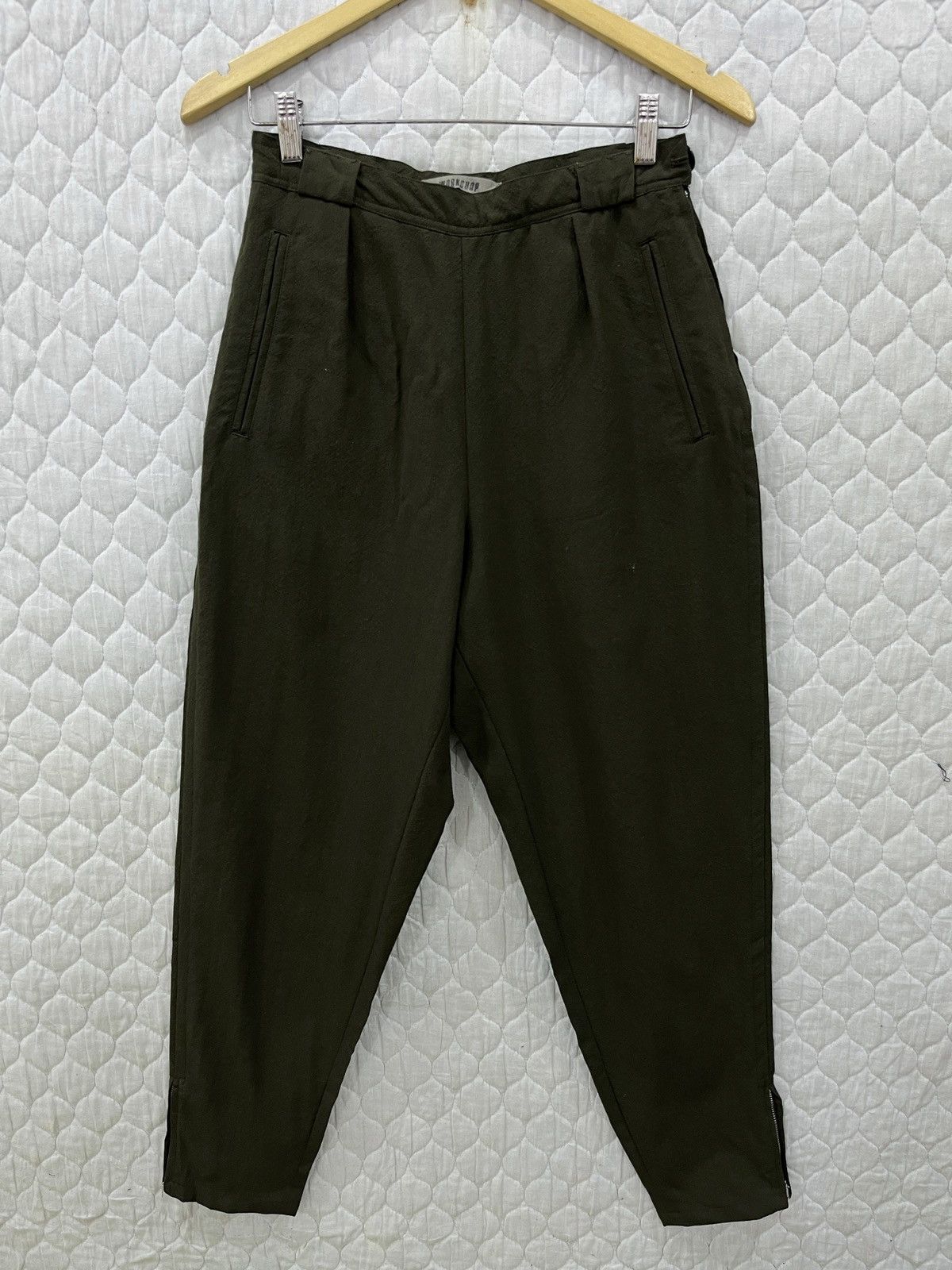 Yohji Yamamoto (Rrr). VINTAGE Y’S FOR MEN WORKSHOP WOOL PANTS Size 27" / US 4 / IT 40 - 1 Thumbnail