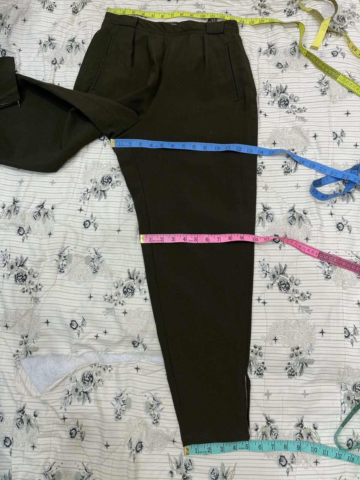 Yohji Yamamoto (Rrr). VINTAGE Y’S FOR MEN WORKSHOP WOOL PANTS Size 27" / US 4 / IT 40 - 12 Thumbnail