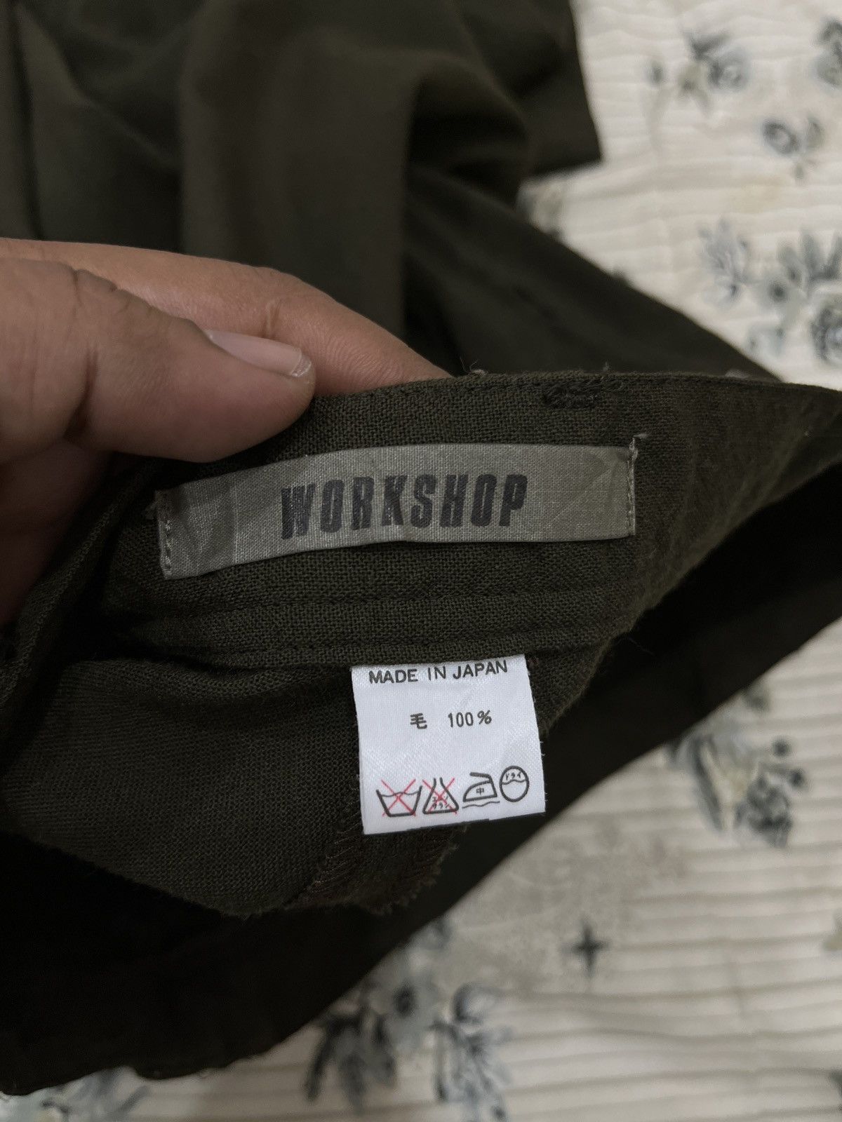 Yohji Yamamoto (Rrr). VINTAGE Y’S FOR MEN WORKSHOP WOOL PANTS Size 27" / US 4 / IT 40 - 10 Thumbnail