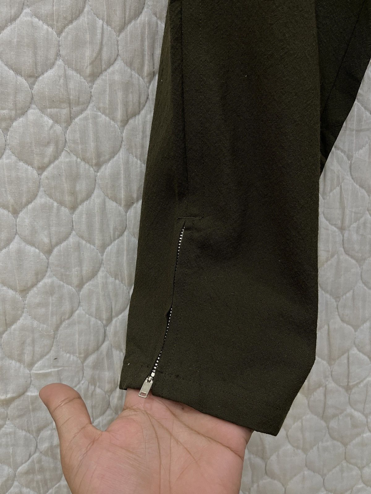 Yohji Yamamoto (Rrr). VINTAGE Y’S FOR MEN WORKSHOP WOOL PANTS Size 27" / US 4 / IT 40 - 7 Thumbnail