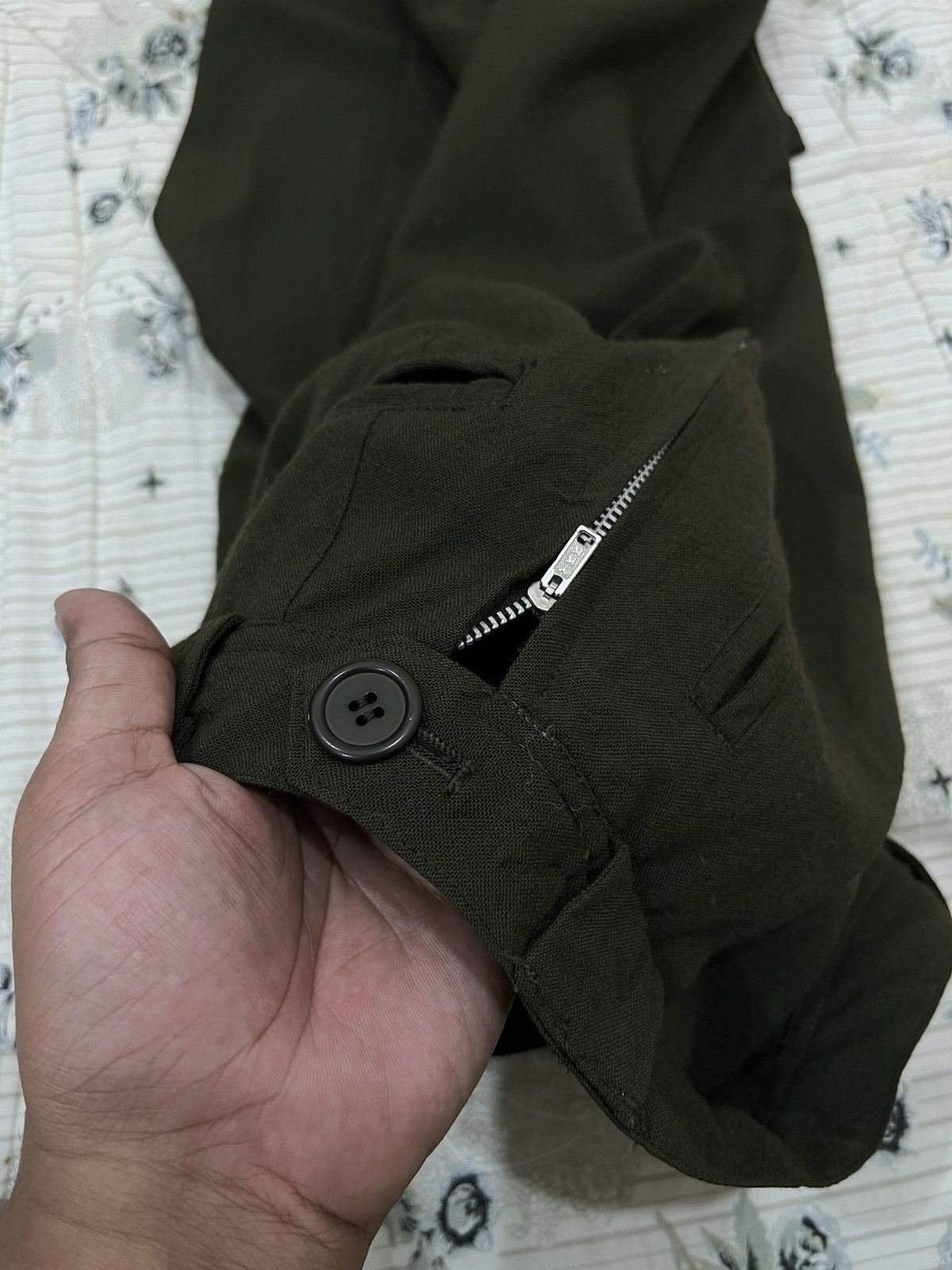 Yohji Yamamoto (Rrr). VINTAGE Y’S FOR MEN WORKSHOP WOOL PANTS Size 27" / US 4 / IT 40 - 9 Thumbnail