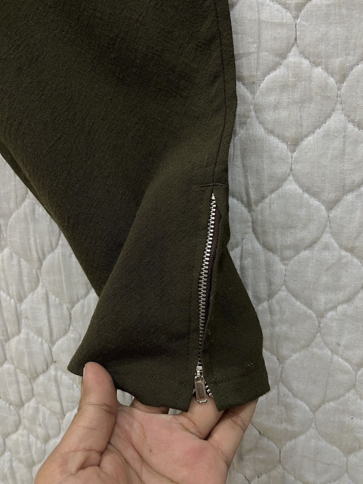 Yohji Yamamoto (Rrr). VINTAGE Y’S FOR MEN WORKSHOP WOOL PANTS Size 27" / US 4 / IT 40 - 6 Thumbnail