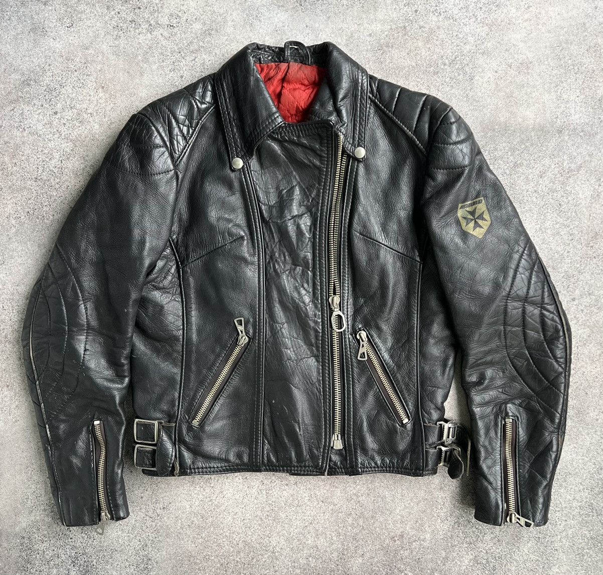 image of Leather Jacket x Vintage Harro German Vintage Leather Biker Jacket in Black, Women's (Size XS)