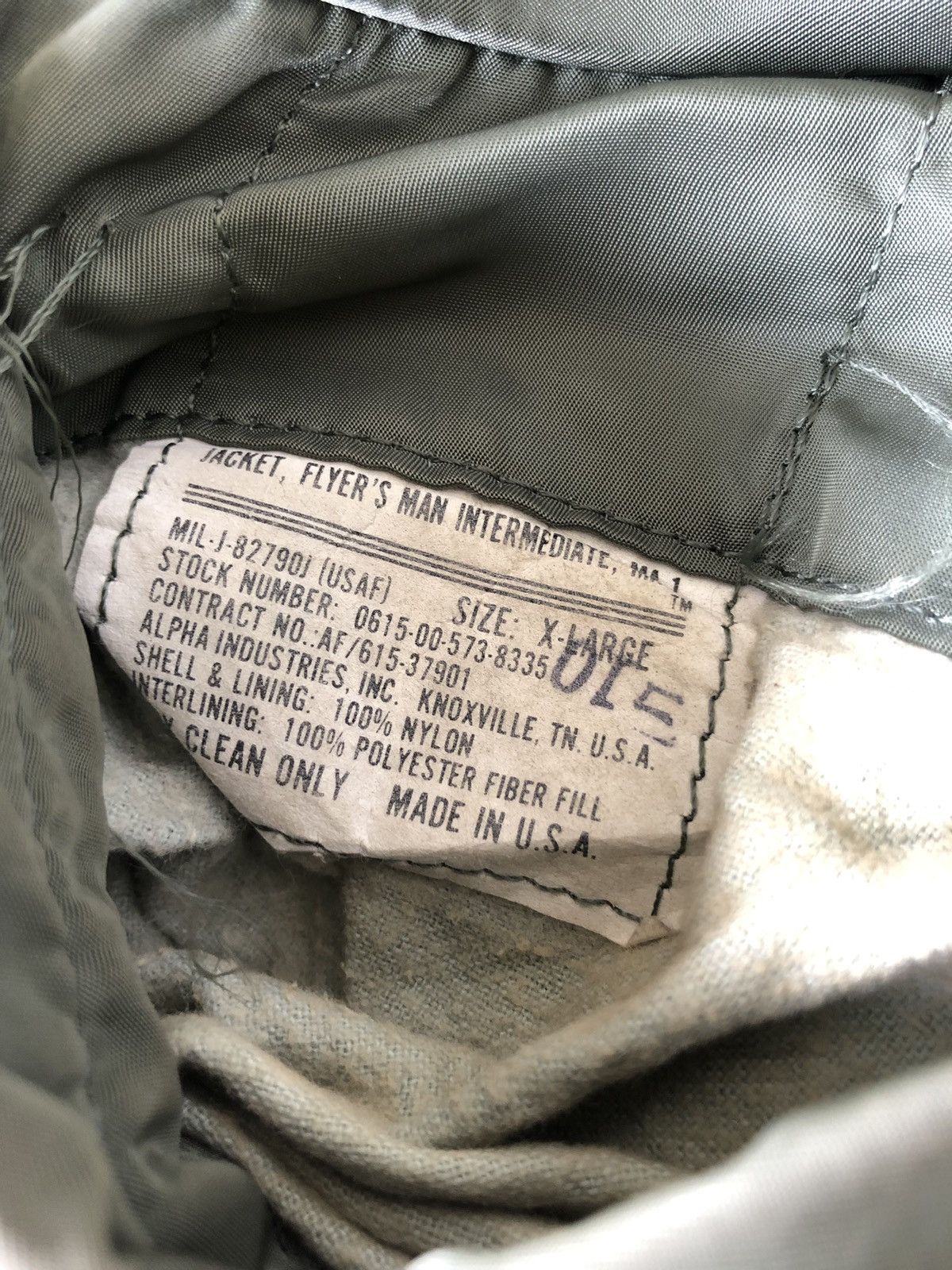 Alpha Industries Vtg Alpha 🇺🇸 Expert Ski Staff MA-1 Flight Jacket Size US L / EU 52-54 / 3 - 8 Thumbnail
