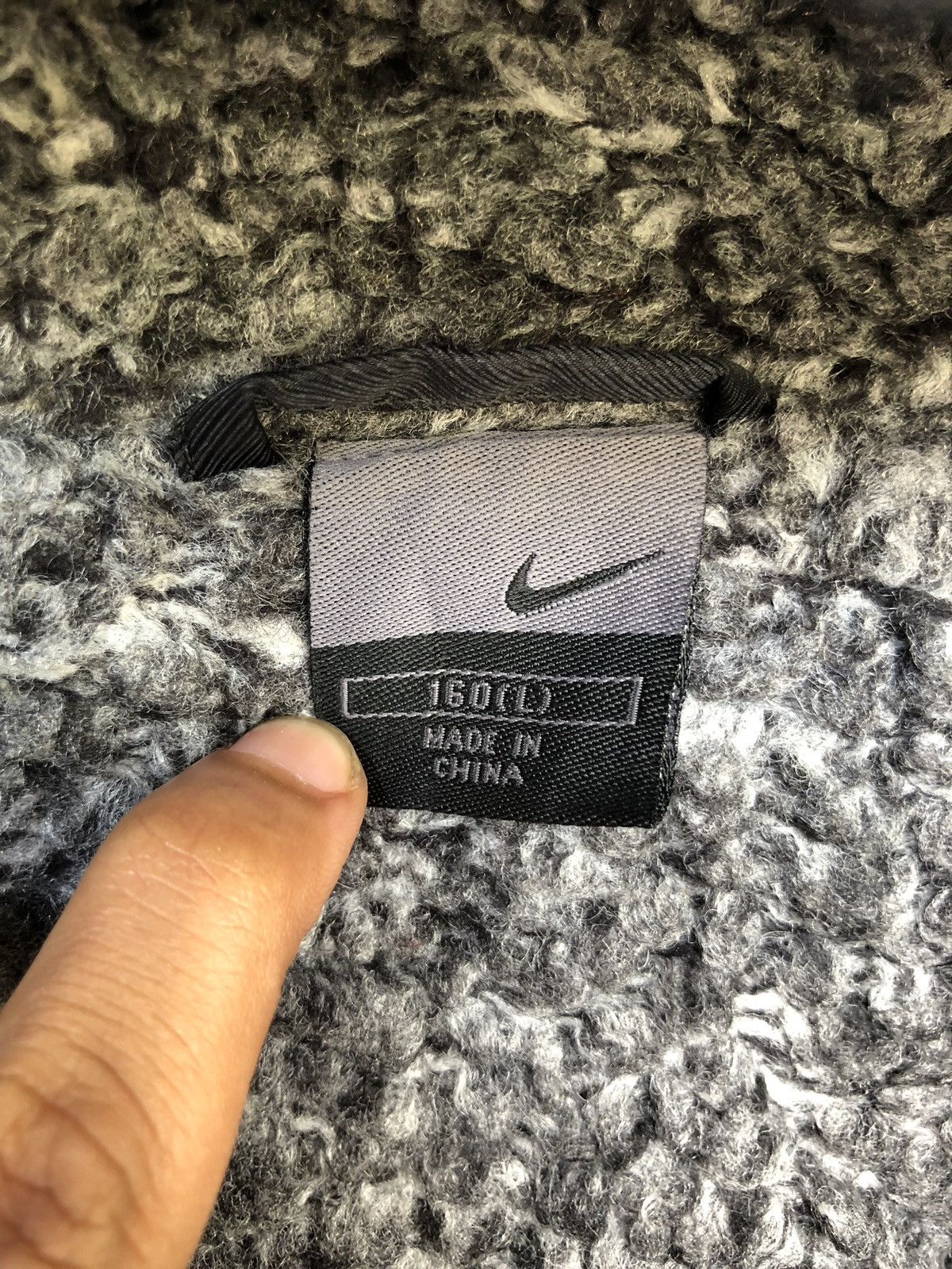 Nike DOPE🔥Swoosh Logo Sherpa Lining Long Hood Jacket Size US M / EU 48-50 / 2 - 9 Thumbnail