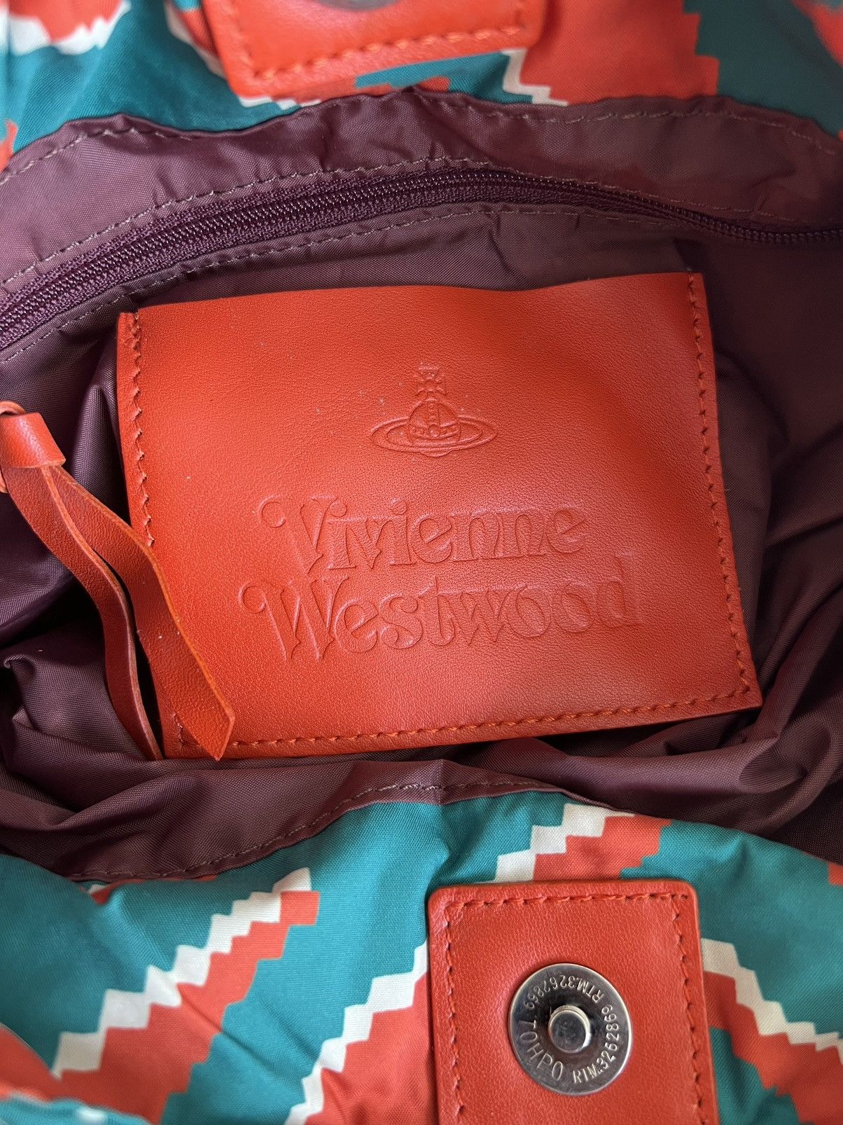 Vivienne Westwood GRAIL🔥Vivienne Westwood Orb Logo Multicolor Camouflage Bag Size ONE SIZE - 8 Thumbnail