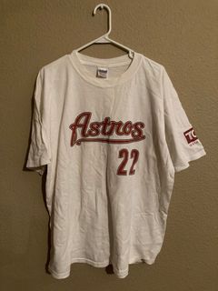Houston Astros T-Shirts 2005 World Series Majestic White Medium