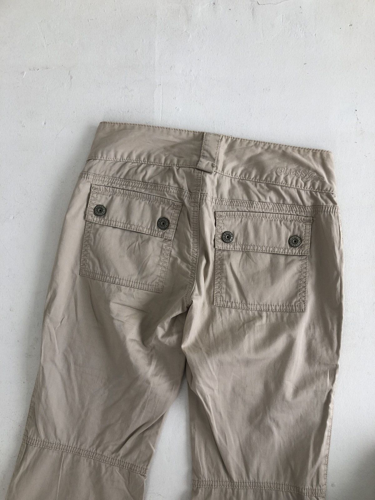 20471120 Guees jeans flare bandage pants wide leg Y2K Size 23" - 5 Thumbnail