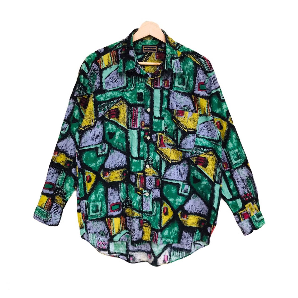 Japanese Brand Bright Lights Pop art abstract retro multicolor oxford Size US M / EU 48-50 / 2 - 1 Thumbnail