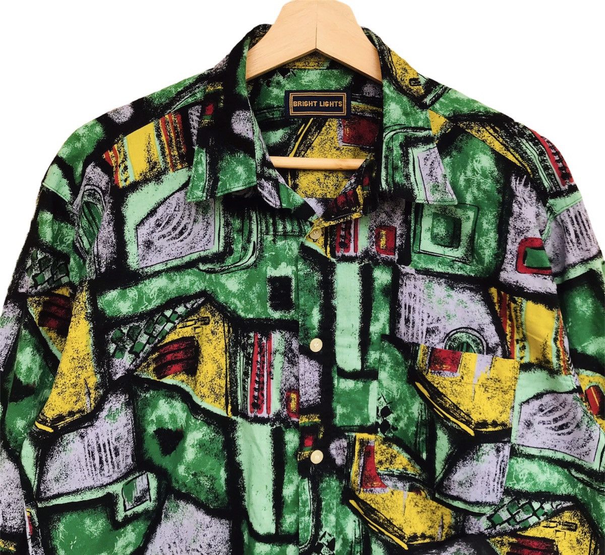 Japanese Brand Bright Lights Pop art abstract retro multicolor oxford Size US M / EU 48-50 / 2 - 5 Thumbnail