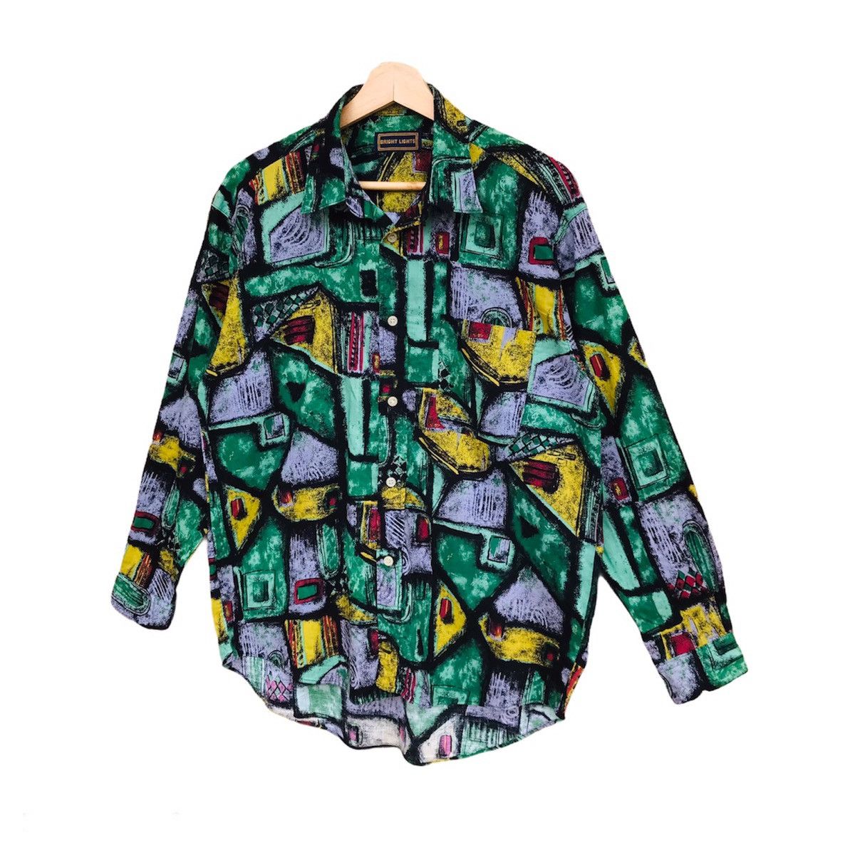 Japanese Brand Bright Lights Pop art abstract retro multicolor oxford Size US M / EU 48-50 / 2 - 3 Thumbnail