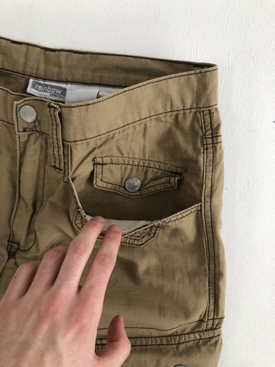 Japanese Brand Vintage cargo multi pocket pants 90s y2k Size US 31 - 3 Thumbnail