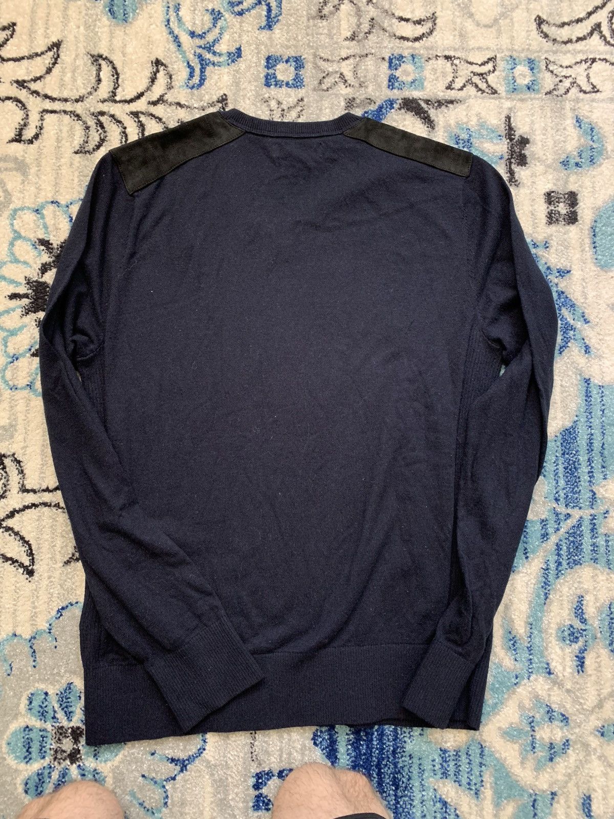 Banana Republic Shoulder Patch V-Neck Sweater Size US M / EU 48-50 / 2 - 6 Thumbnail