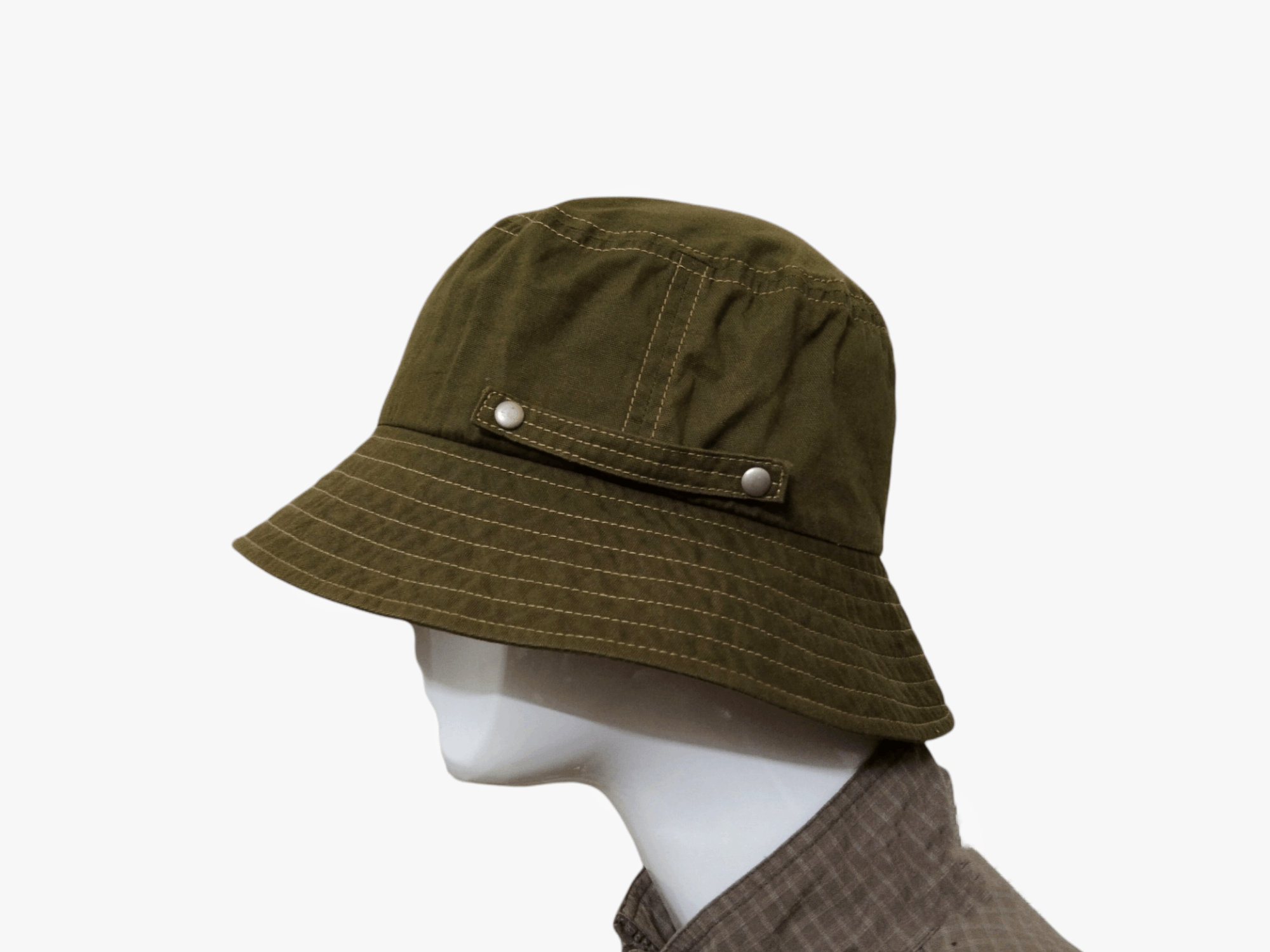 Japanese Brand × Jun Takahashi × Uniqlo PACKABLE MILITARY GREEN UNIQLO BUCKET HAT Size ONE SIZE - 7 Thumbnail