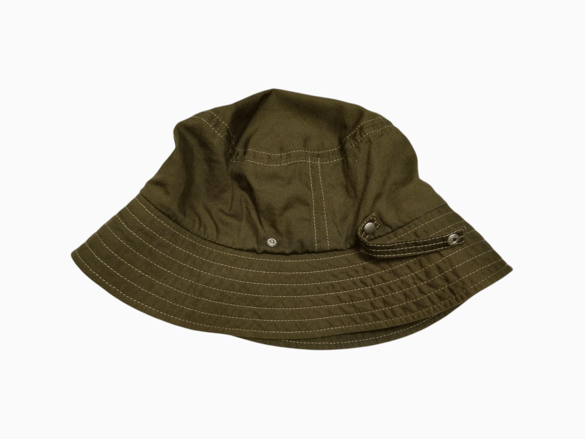 Japanese Brand × Jun Takahashi × Uniqlo PACKABLE MILITARY GREEN UNIQLO BUCKET HAT Size ONE SIZE - 4 Thumbnail