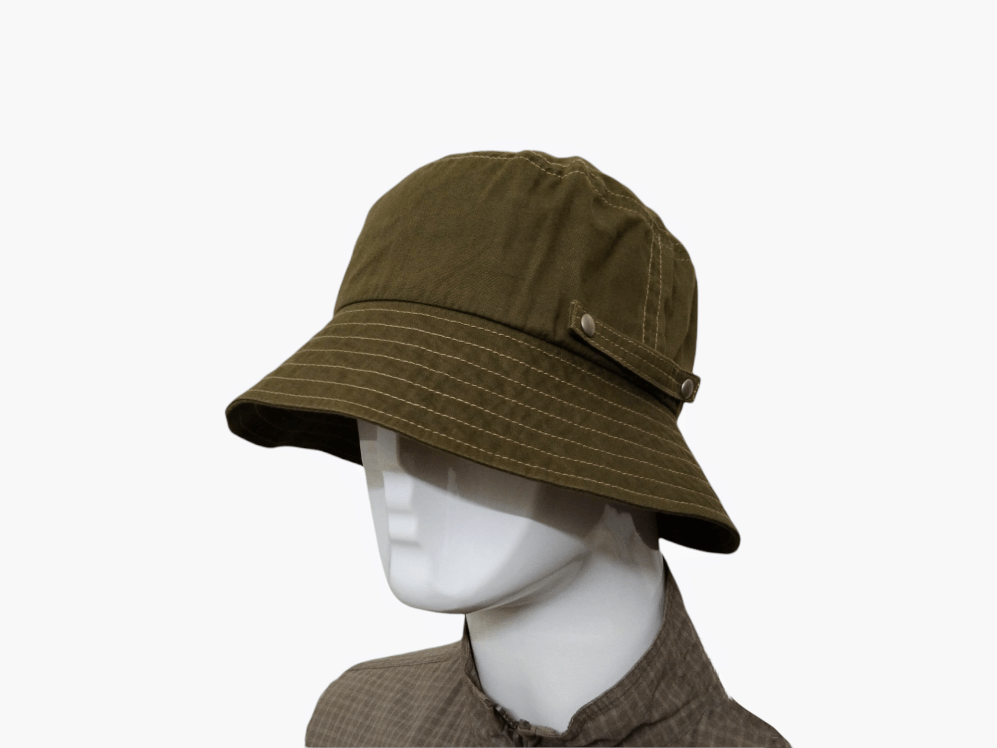 Japanese Brand × Jun Takahashi × Uniqlo PACKABLE MILITARY GREEN UNIQLO BUCKET HAT Size ONE SIZE - 6 Thumbnail