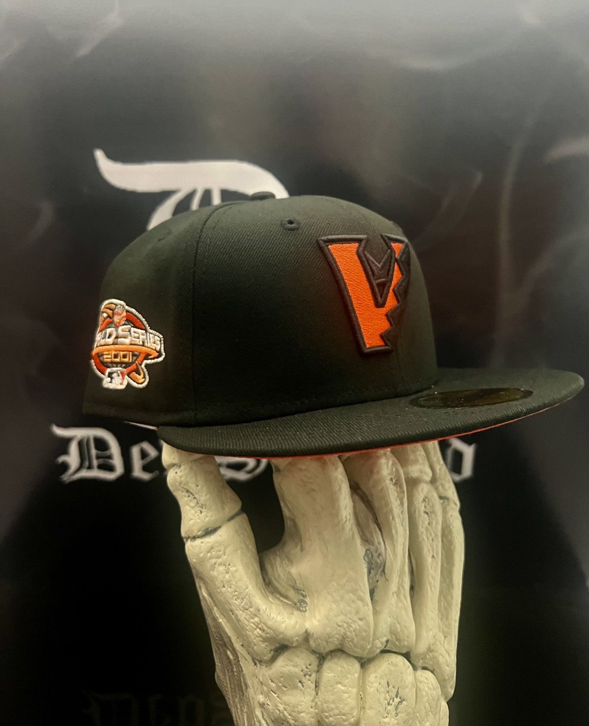 Hat Club × MyFitteds × New Era 7 1/8 - Vlone AZ Diamondbacks Rare 2001 Exclusive Fitted Hat Size ONE SIZE - 1 Thumbnail