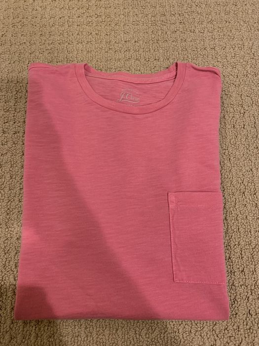 J.Crew Made in USA Garment Dyed Pocket Tee Grailed