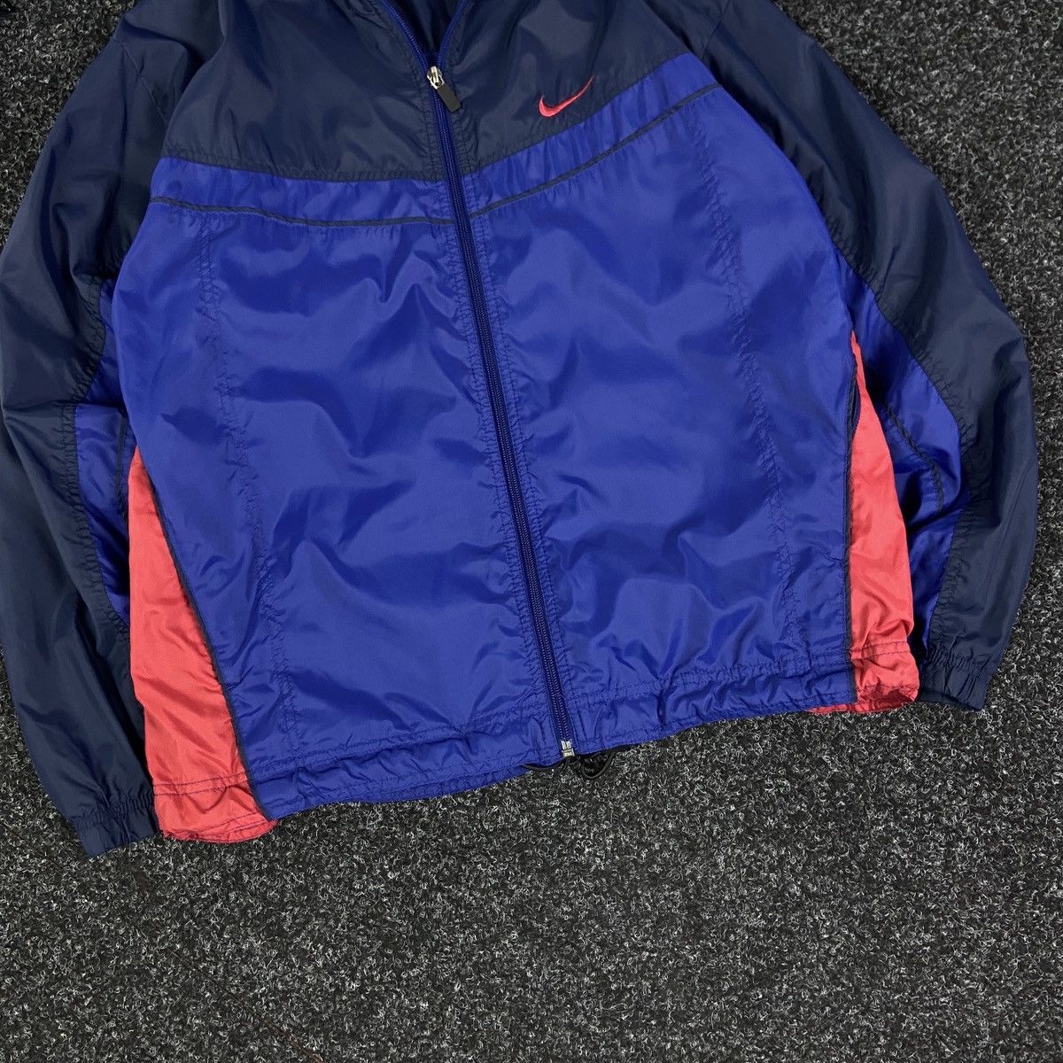 Vintage Nike Jacket 90s Archive Big Swoosh Center Logo Y2k