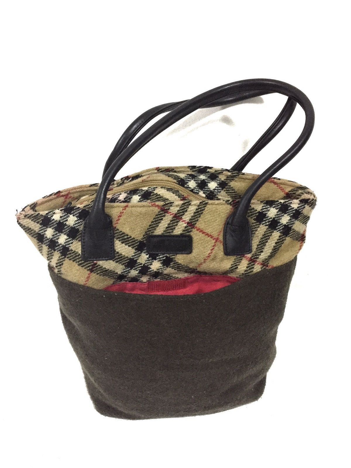 Burberry × Burberry Prorsum Burberry’s London Blue Label Wool Tote Bags nice desigenr Size ONE SIZE - 4 Thumbnail