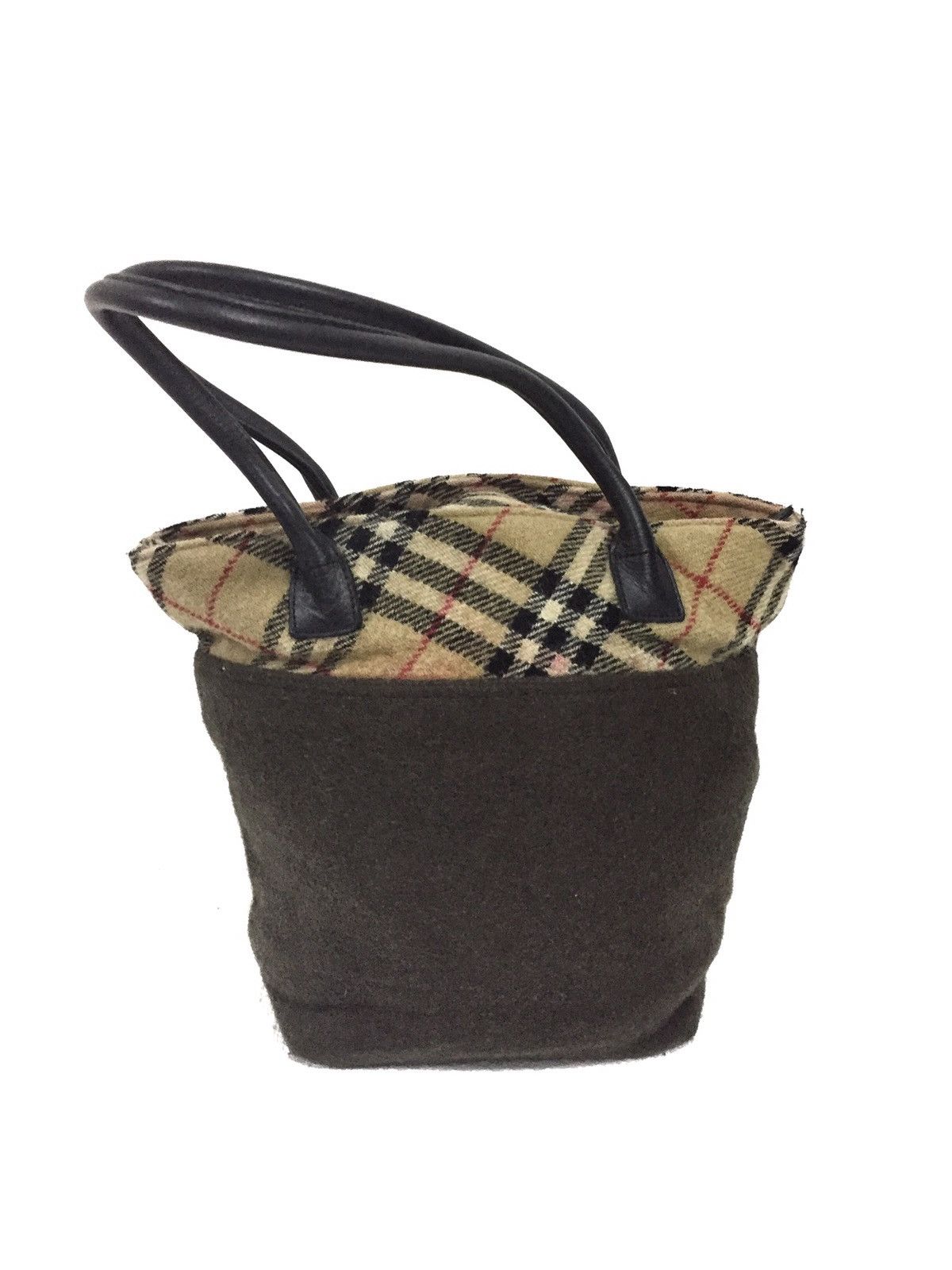 Burberry × Burberry Prorsum Burberry’s London Blue Label Wool Tote Bags nice desigenr Size ONE SIZE - 6 Thumbnail