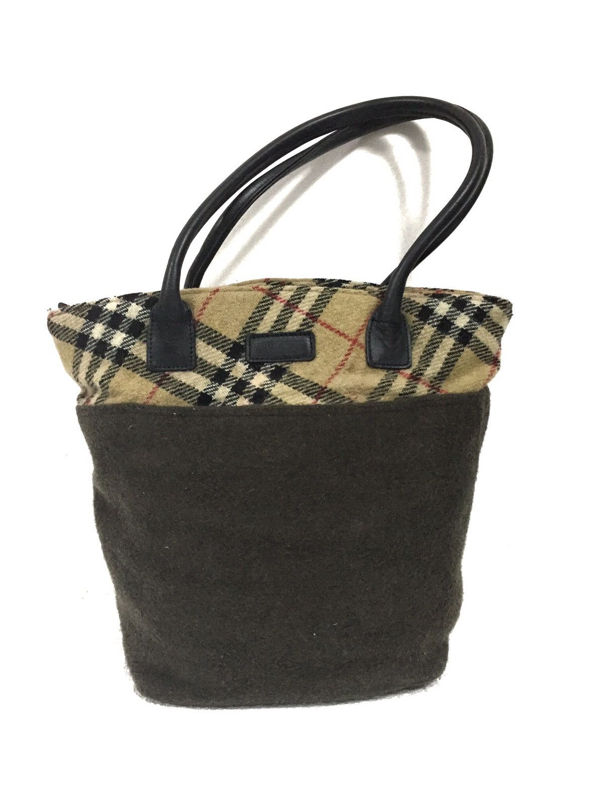 Burberry × Burberry Prorsum Burberry’s London Blue Label Wool Tote Bags nice desigenr Size ONE SIZE - 3 Thumbnail