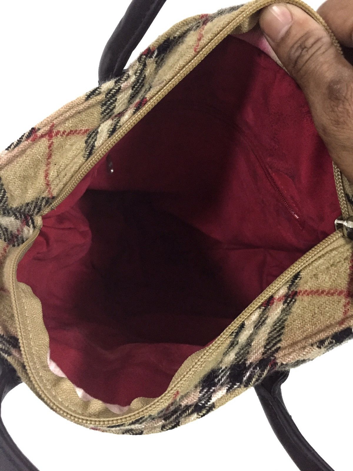Burberry × Burberry Prorsum Burberry’s London Blue Label Wool Tote Bags nice desigenr Size ONE SIZE - 8 Thumbnail