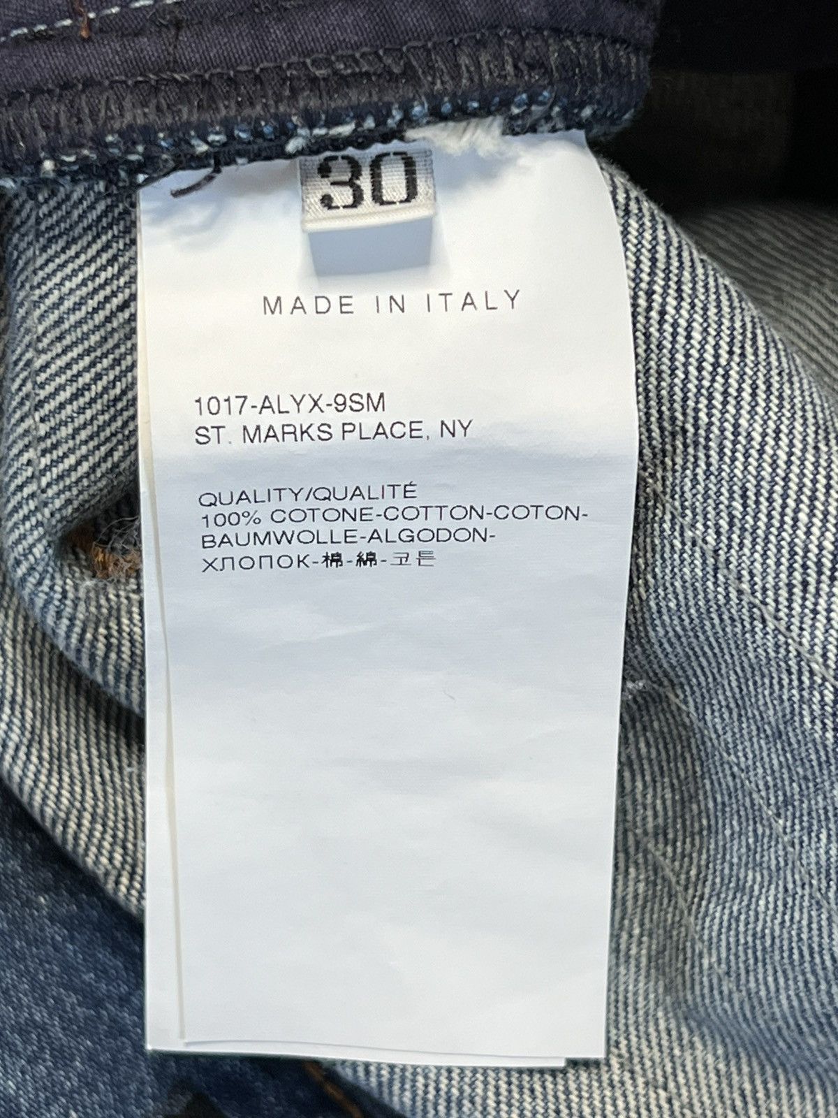 Alyx Alyx x Blackmeans Shredded Denim Size US 30 / EU 46 - 12 Thumbnail