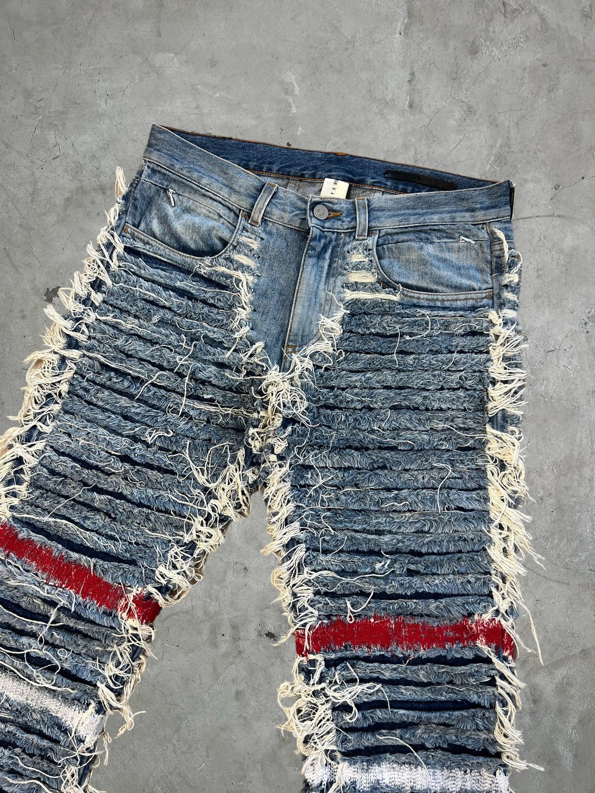 Alyx Alyx x Blackmeans Shredded Denim Size US 30 / EU 46 - 6 Thumbnail