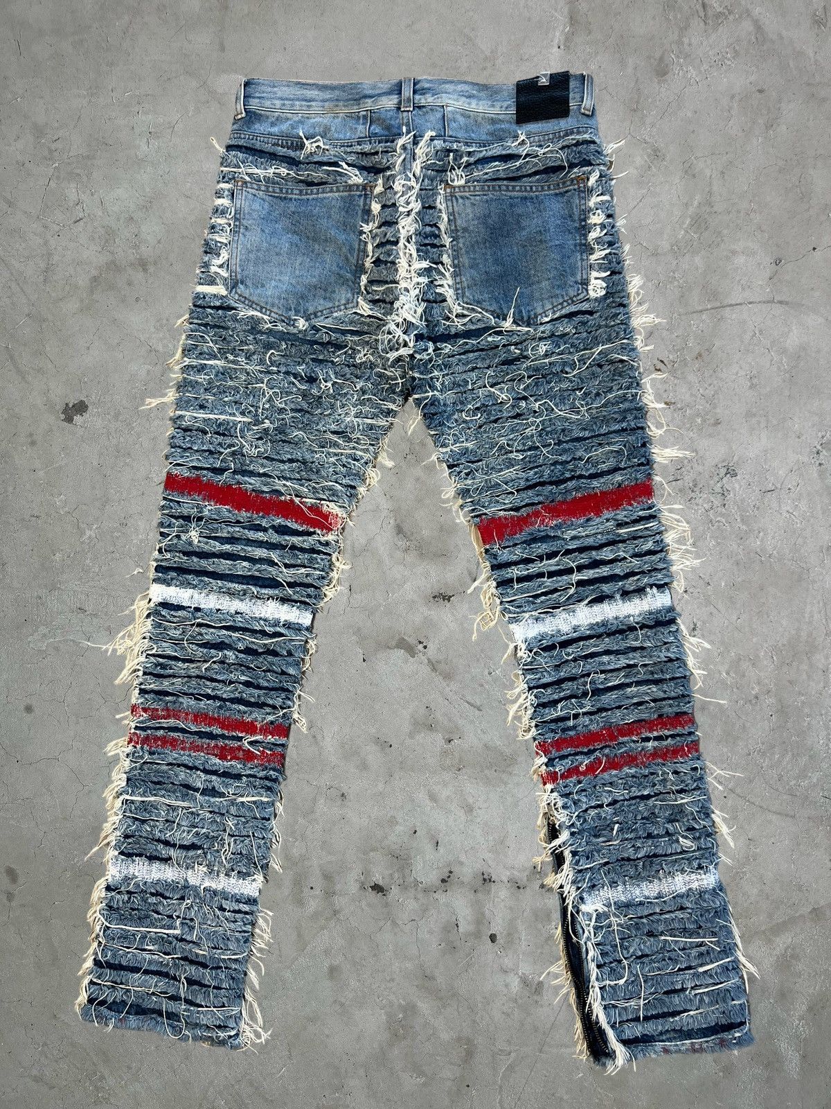 Alyx Alyx x Blackmeans Shredded Denim Size US 30 / EU 46 - 2 Thumbnail