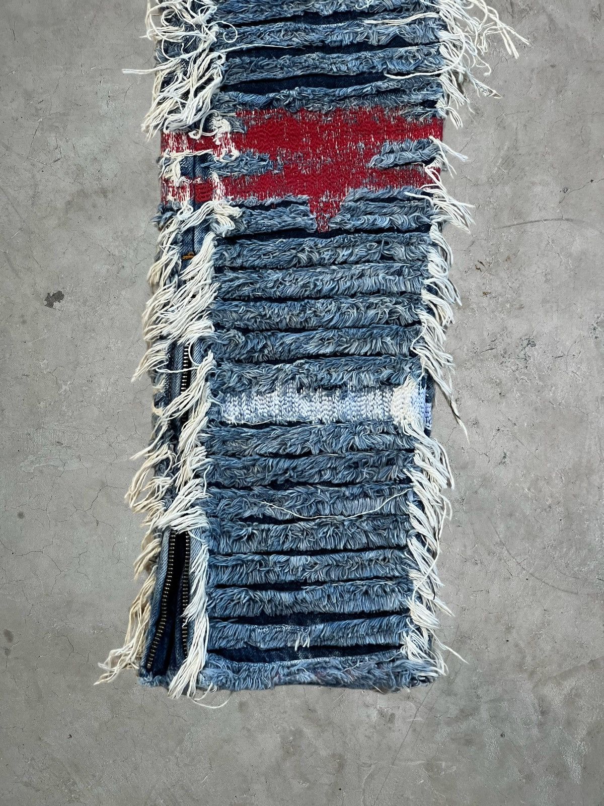 Alyx Alyx x Blackmeans Shredded Denim Size US 30 / EU 46 - 4 Thumbnail