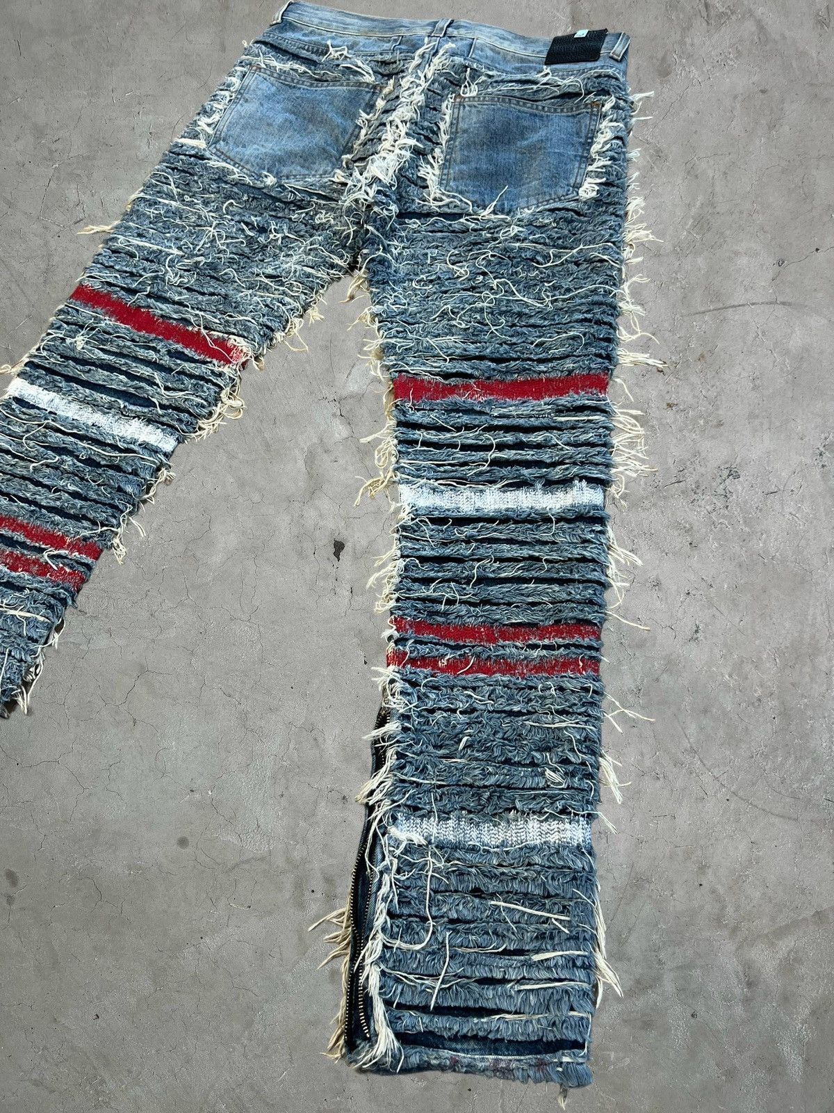 Alyx Alyx x Blackmeans Shredded Denim Size US 30 / EU 46 - 8 Thumbnail
