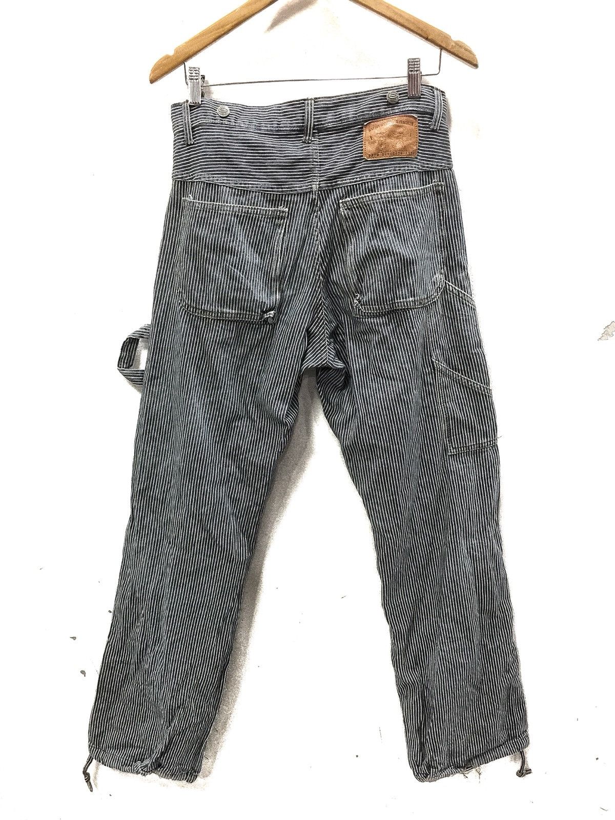 Hysteric Glamour × Japanese Brand × PPFM 💥delete today💥PPFM ”21 MAR ‘63 Stripe Worker Pants Size US 29 - 3 Thumbnail