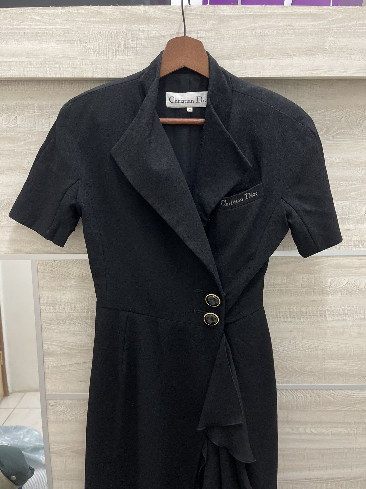 Christian Dior Monsieur × Dior OFFER BEFORE DELETE🖤 Vintage Christian DIOR Black Dresses Size M / US 6-8 / IT 42-44 - 7 Thumbnail