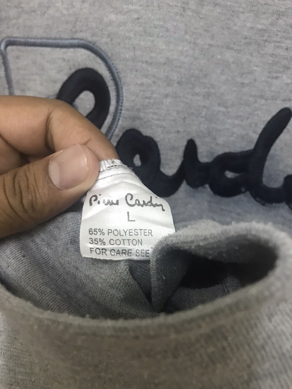 Other PIERRE CARDIN Sweatshirt Big Logo Crewneck Size US L / EU 52-54 / 3 - 6 Thumbnail