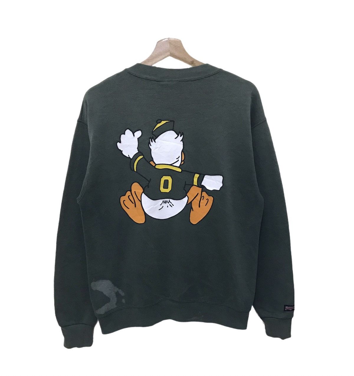 Disney × Jansport Vintage Disney Donald Duck Oregon Hoodie Big Print Size US S / EU 44-46 / 1 - 4 Thumbnail